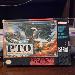 P. T. O. - Super Nintendo - $55