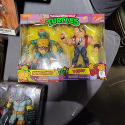 TMNT Michelangelo Vs Bebop