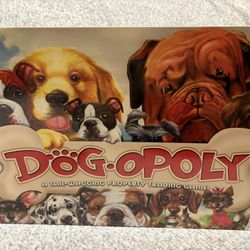 DOG OPOLY Board Game Monopoly Themed Game 