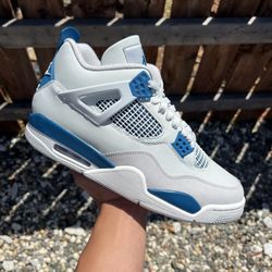Jordan 4 Military Blue (Size 6.5Y, 7Y, 9.5, 10, 10.5, 11, 12, 13)