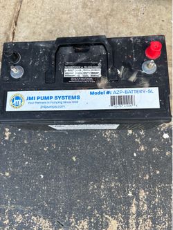 Jmi pump system battery azp-battery -sl