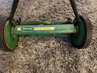 Scott’s push mower.