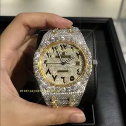 Premium Moissanite Watch – Diamond-like Brilliance, Rust-Proof