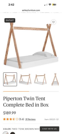 Ashley Piperton Twin Tent Bed Frame