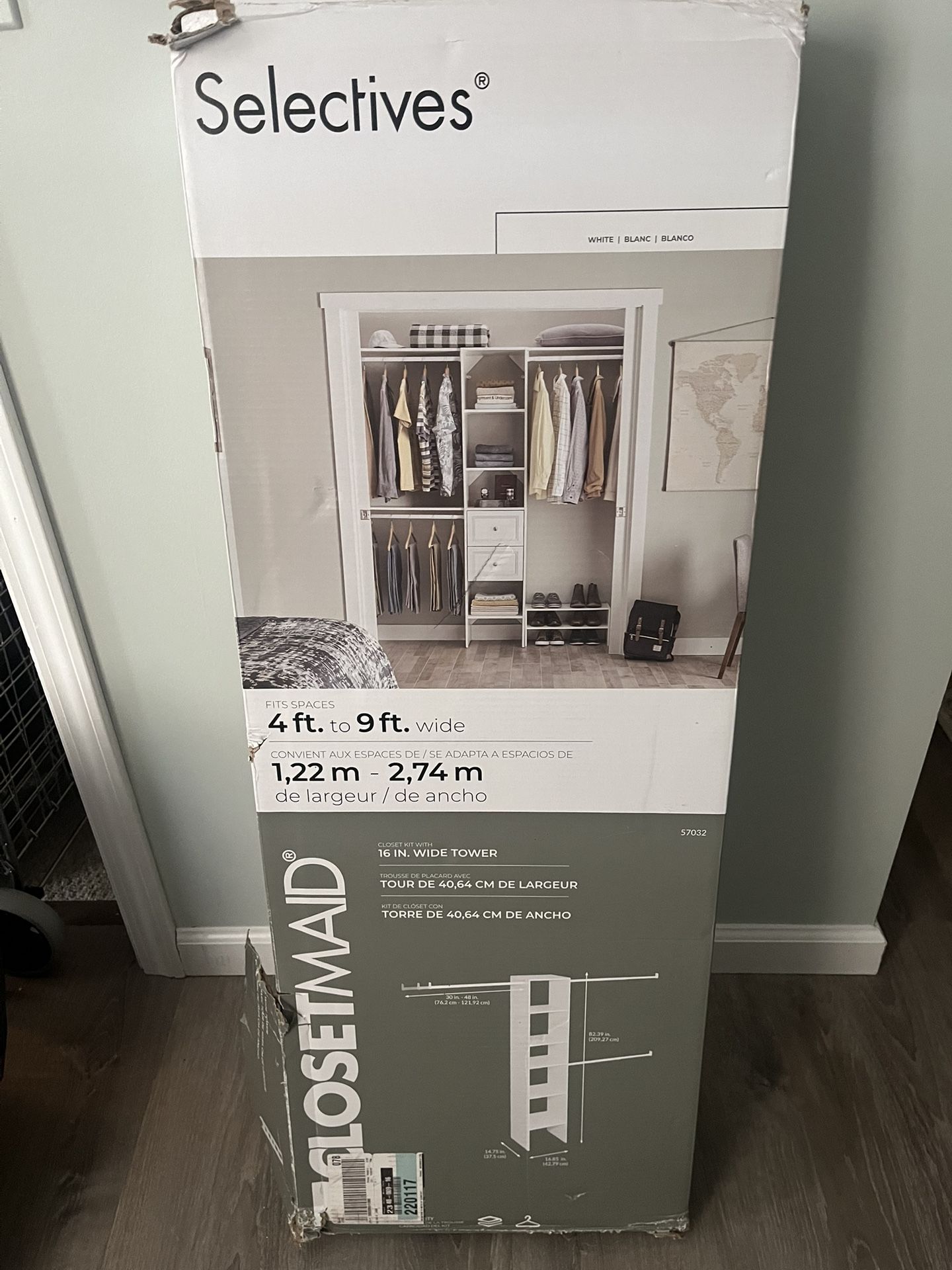 Closet Maid Shelving- Brand New