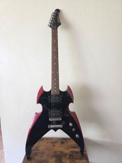 Silvertone Paul Stanley Apocalypse Electric Guitar Kiss Music