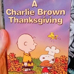 A Charlie Brown Thanksgiving VHS 