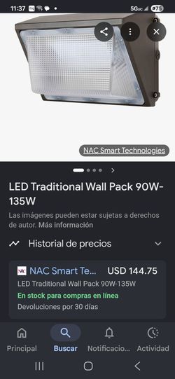 Led wall pack medium nuevo en su caja