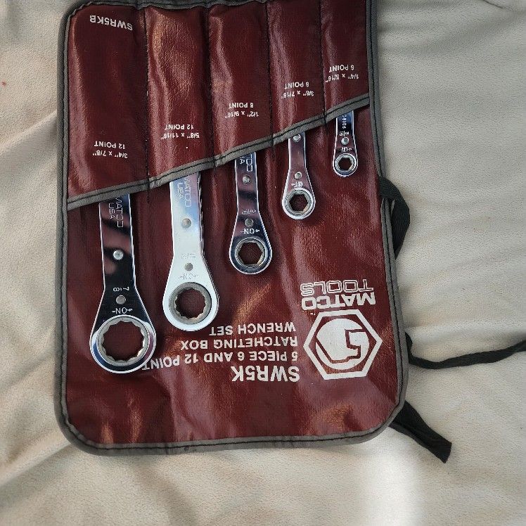 Matco Ratcheting Wrench Set