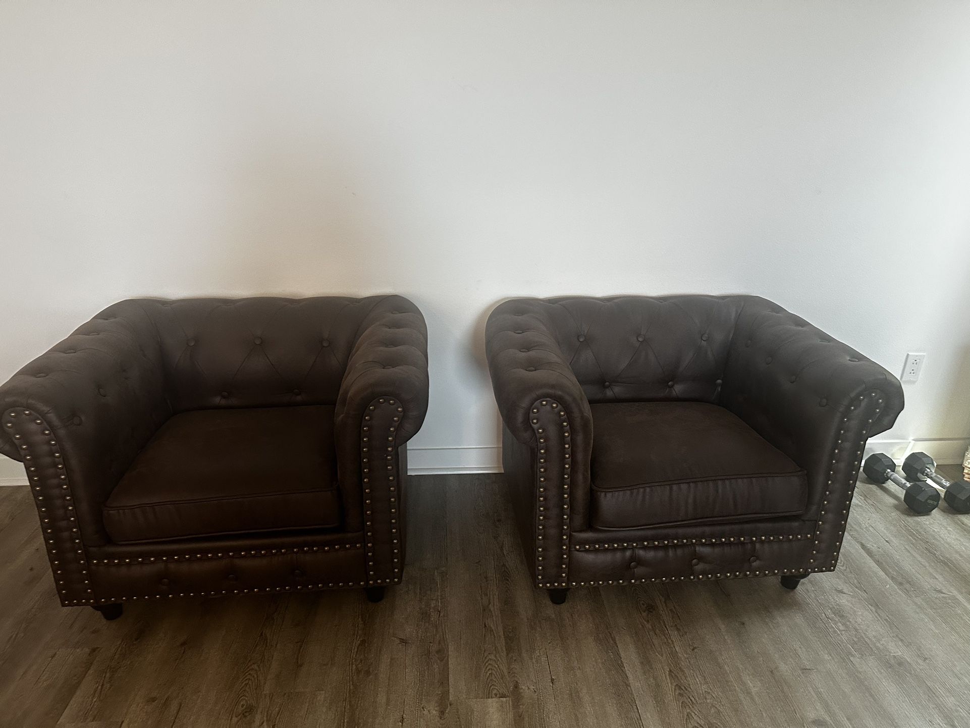 Couch 2 Chairs And Ottoman For Sale