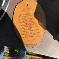 Wall Art The 10 Commandments