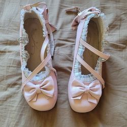 Light Pink Lolita Platform Heels