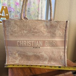 Christian Dior Toile de Jouy Book Tote – Pink