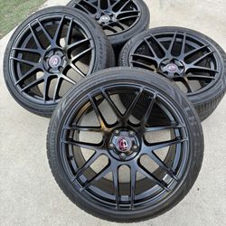 rims 19 gloss Black  Staggered 5x112  Wheels rines For Jetta Passat Atlas Beetle Golf Crossgolf Tiguan Gti Mercedes Benz Audi Cooper Clubman 