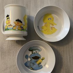 Sesame Street Vintage Bowls & Mug