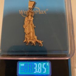 Yellow Gold Kt 10 Solid Pendant