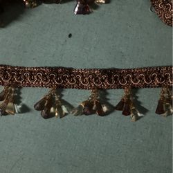 Drapery Trim For Pillow Or Curtain