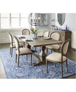 Macys Tristan Trestle Dining Set
