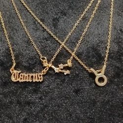 Horoscope Necklaces $10 Per Set 
