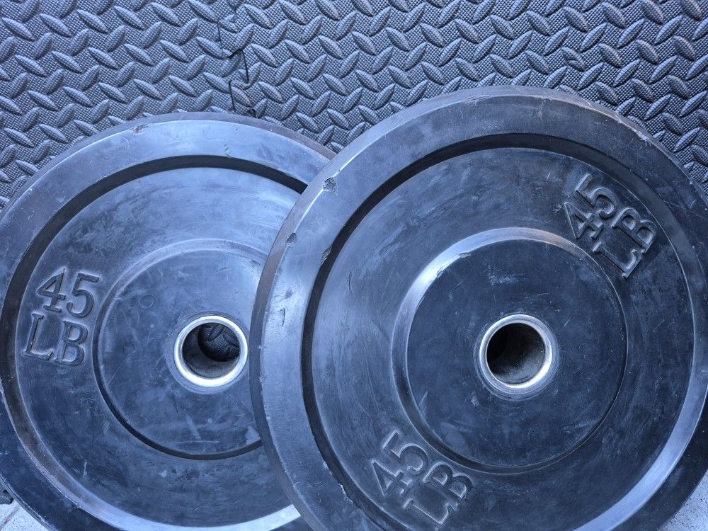 45lbs Olympic Bumper Weights