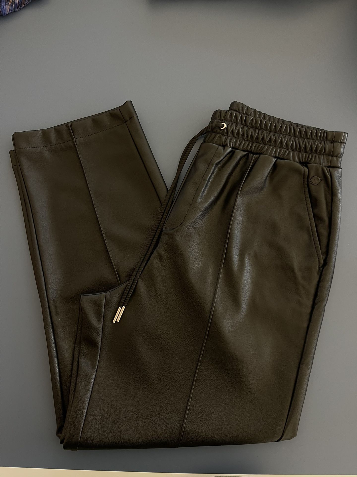 Calia by Callie Underwood Leather Joggers