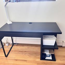 Ikea Micke Desk with integrated storage