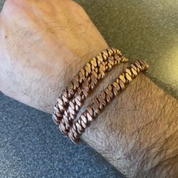 Handmade Solid Copper Bracelets-Balancing,Enhancing,Negative Energy Removal