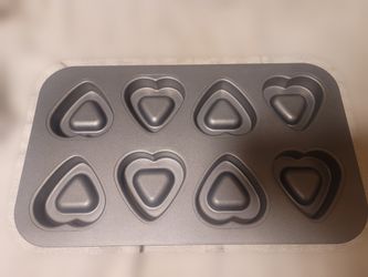 Valentine's wedding heart cake pan mold - raised heart design