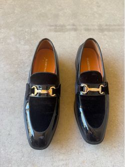 Elan Roman Black Loafers