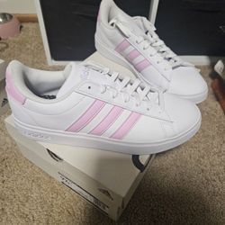 Pink Striped Adidas 