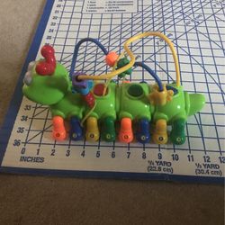 MEGCOS Lights Sound Caterpillar Sensory Toy Toddler Baby 13"