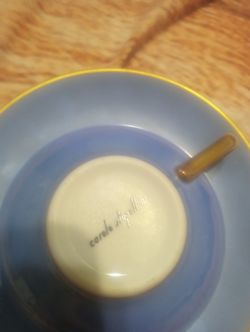 Vintage 1940s to 1960s coffee cup and saucer