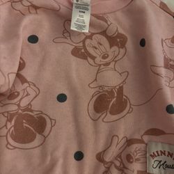Pink Minnie Sweatshirt Size 6-9M