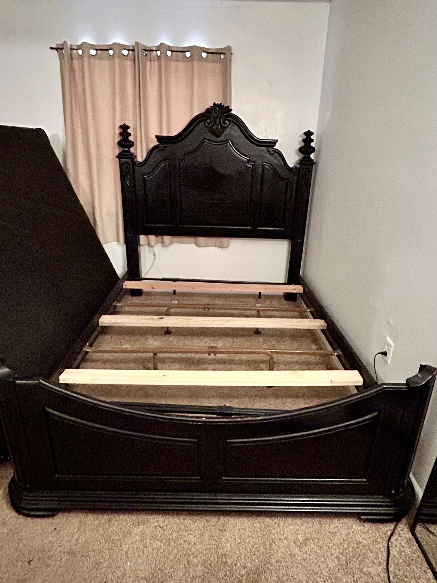 Solid Wood Bed Frame, Queen