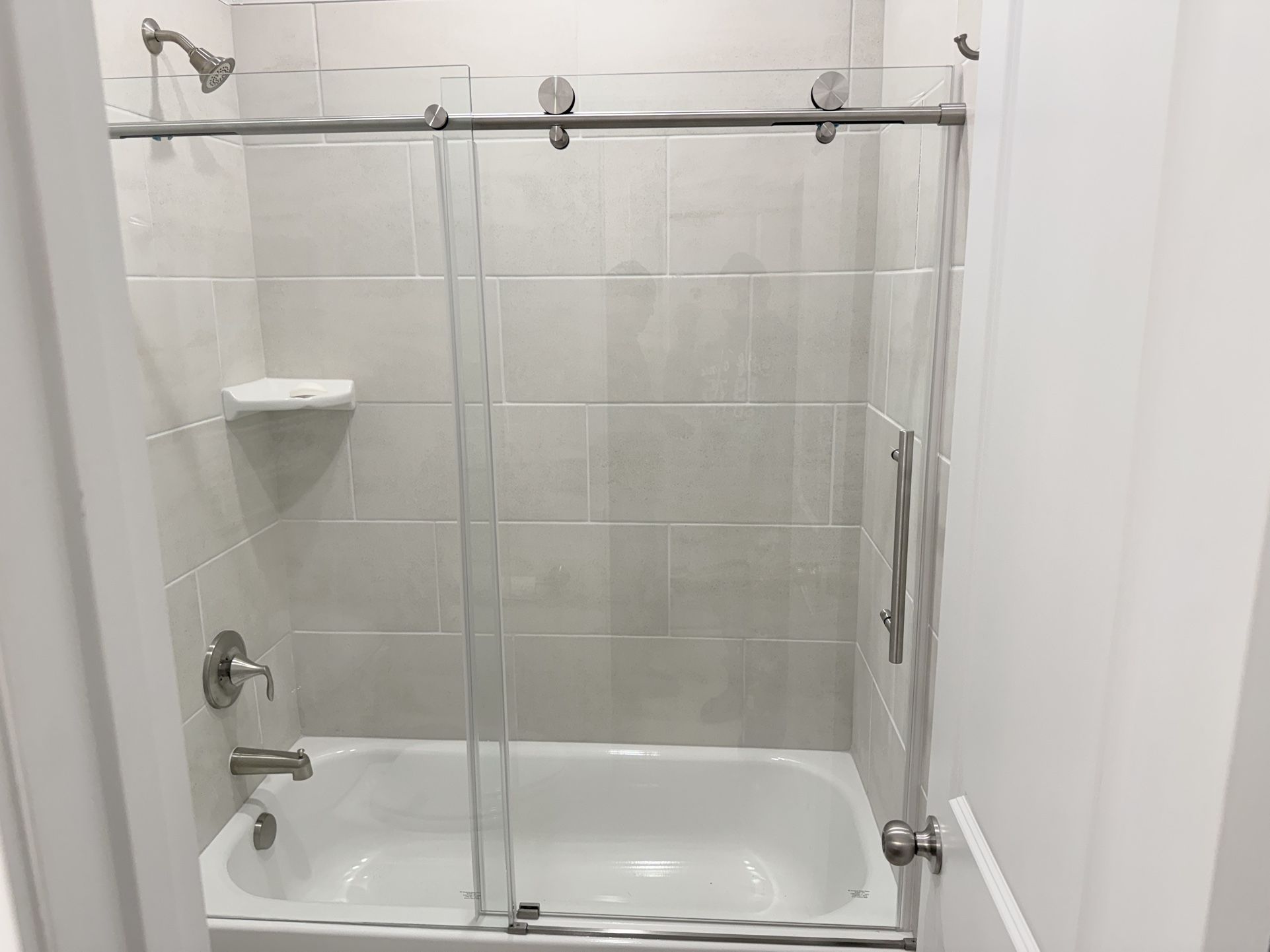 New Shower Door Installed (contact info removed)