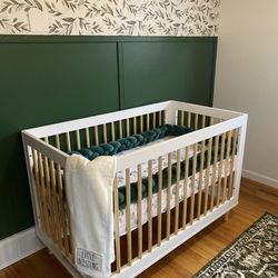 Crib, Rocker, Rug, Storage Containers And More. 