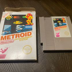 Metroid NES in Box