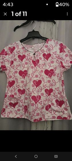 Scrubs tops XL or 1x blue pants scrubs r XXL all fresh. Strawberry SHORTCAKE NWT