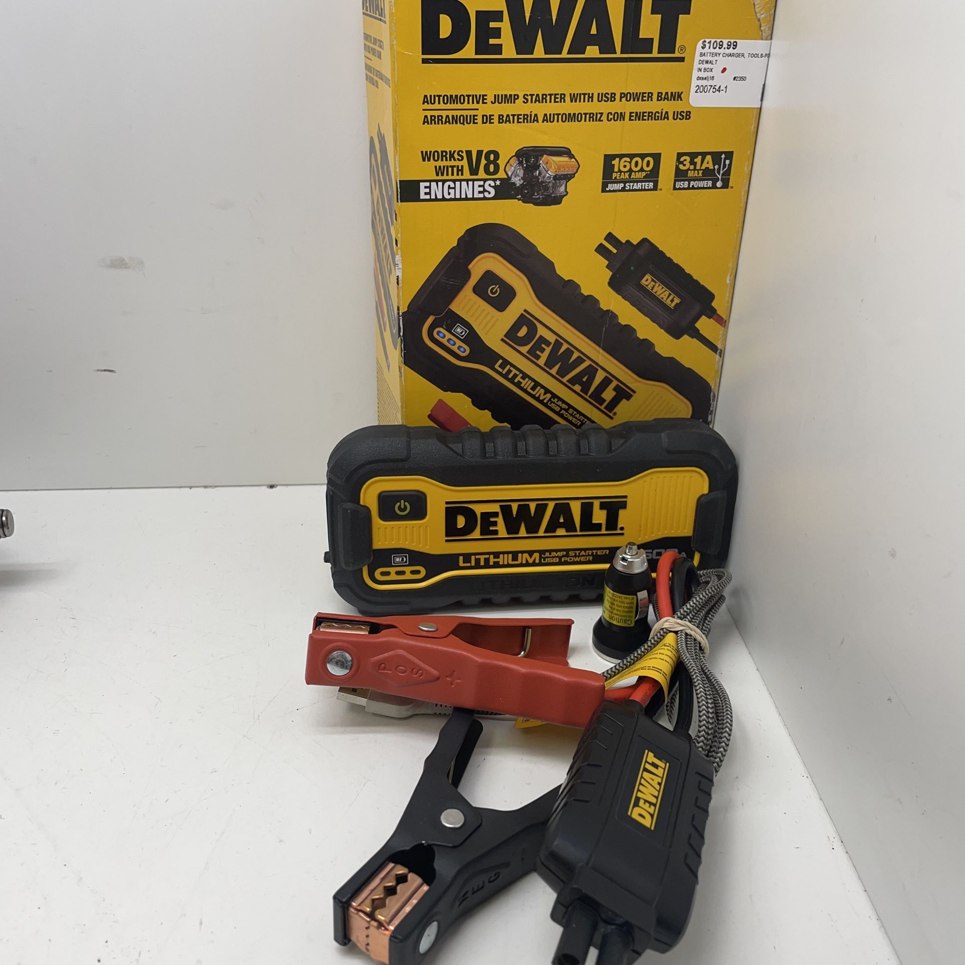 Dewalt Portable Jump Starter 200754
