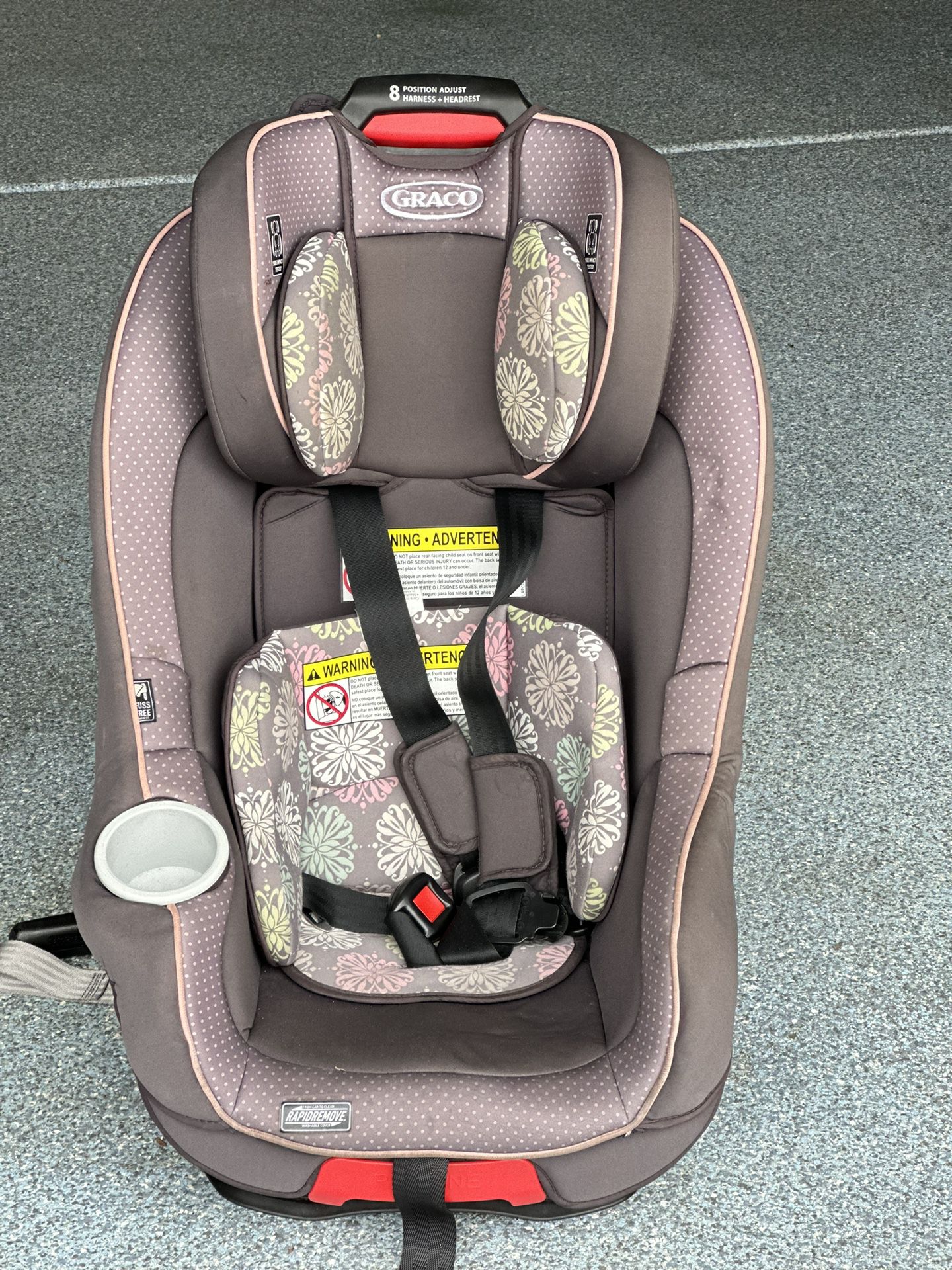 Graco Car Seat/booster For Girls -Pink
