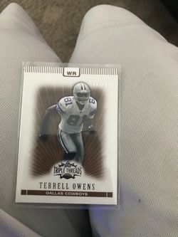 Terrell Owens numbered card