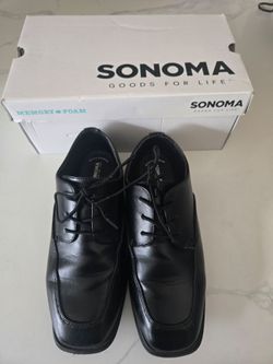 Black Dressy Boy Shoes