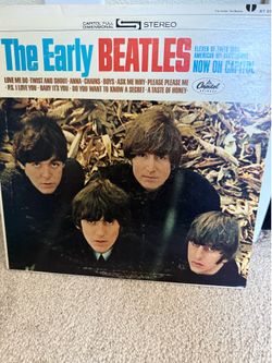The early Beatles vinyl record