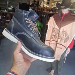 Botas De Piel De México Cómodas Para Trabajar 