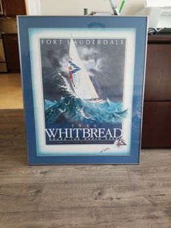 WHITBREAD FT.LAUDERDALE FRAMED PRINT DAILING 1990