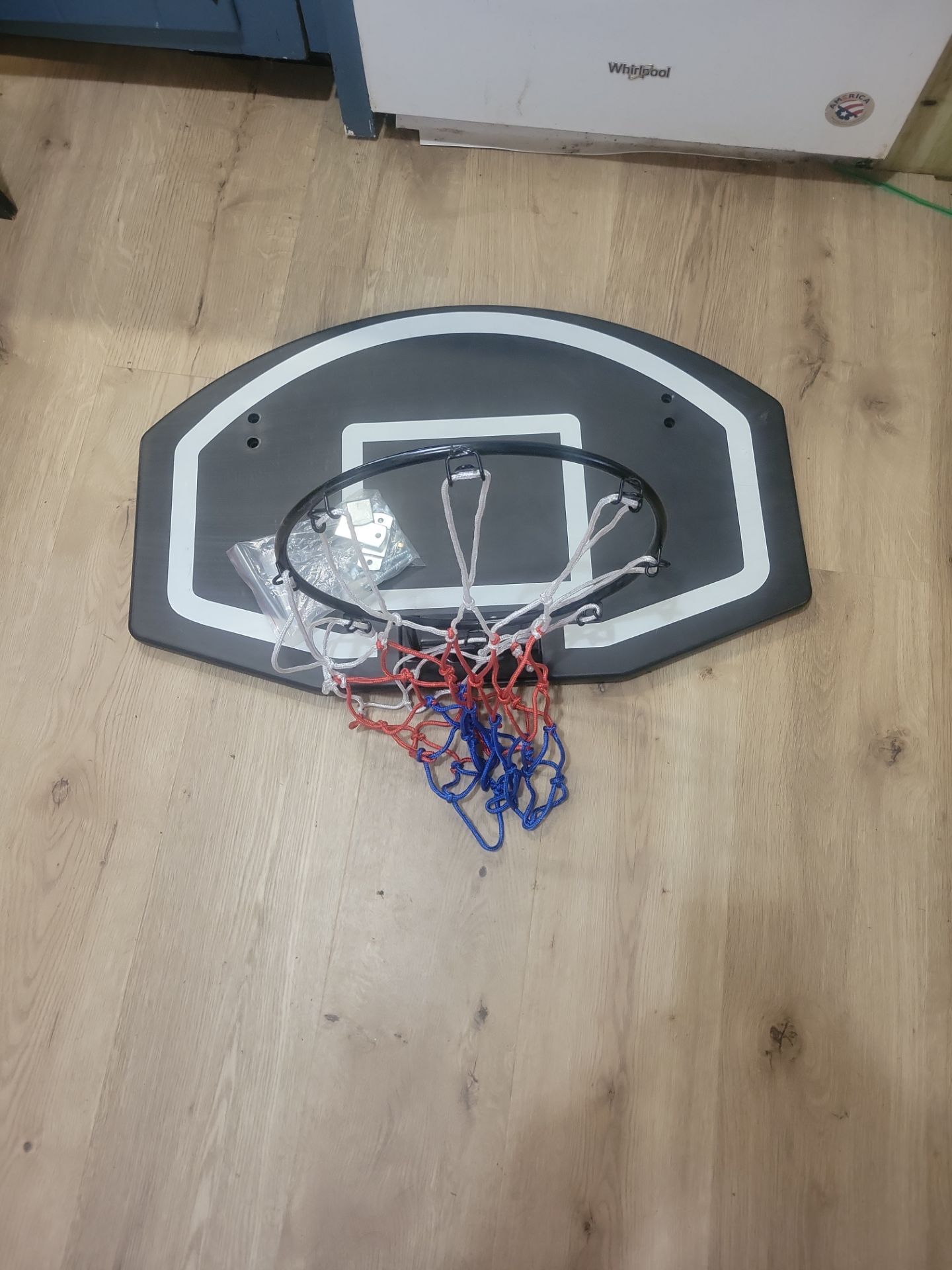 MINI basketball backboard and rim
