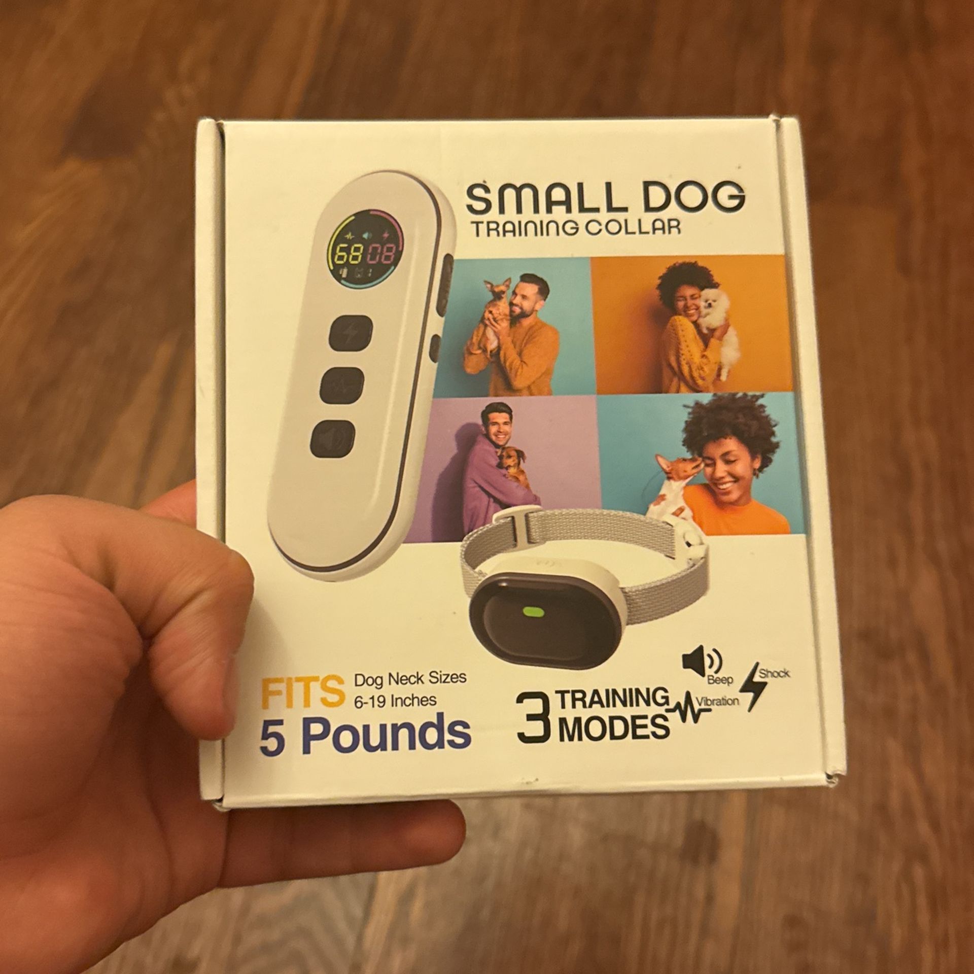 Ultra-Small Dog Shock Collar, Ultra-Light & Thin Dog Training Collar with 1300ft Remote, Tailored for Small Dogs 5-15lbs & Medium Dogs, 198-Level