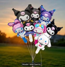 Hello Kitty mixed Sanrio foil balloons