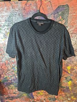Michael Kors Monogram All Over Print T Shirt Sz M