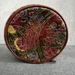 Patricia Nash Diamante Leather Travel Jewelry Case